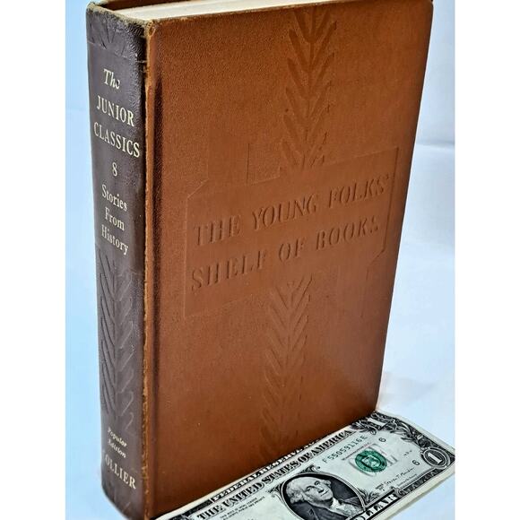 The Junior Classics Volume 8: Stories from History, Illustrated (1938 HC) - Picture 1 of 13